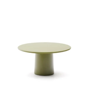 Kave Home Ronde Salontafel 'Albanella' Cement, 85cm, kleur Groen