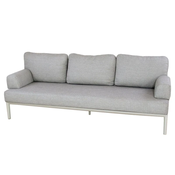Keystone lounge 3-zitsbank sunny creme B 210 x D 80 x H 77.5 cm Oosterik Home - Oosterik home