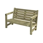Loungebank tweezits 135 cm Talen Buitenmeubelen - Talen buitenmeubelen