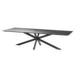 Minerva tafelframe Antracite met HPL tafelblad Slate Antracite 220 x 95 cm 4SO - 4so