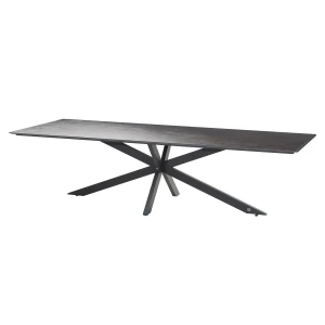 Minerva tafelframe Antracite met HPL tafelblad Slate Antracite 220 x 95 cm 4SO - 4so