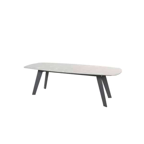 Montana Tafelframe Antracite Met Montana Tafelblad Ceramic Terrazzo 240 x 103 cm 4SO - 4so