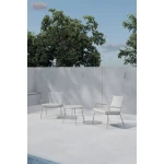 Nohr Loungeset Gared Met 2 stoelen en tafel - Beige