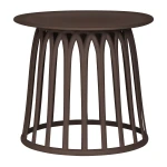 WOOOD Outdoor Bijzettafel 'Boy' 50cm, kleur Paars/Bruin