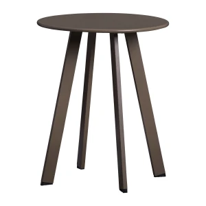WOOOD Outdoor Bijzettafel 'Fer' 40cm, kleur Donkerbruin