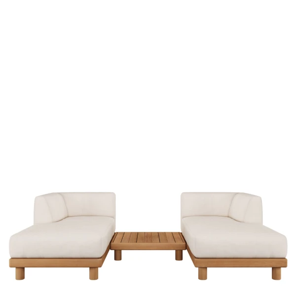 Ethnicraft - Monocle Outdoor Modulaire Bank - Set 9