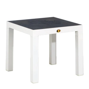 Bijzet tafel Milford Sky White D 50 x B 50 X H 47 cm Oosterik Home - Oosterik home