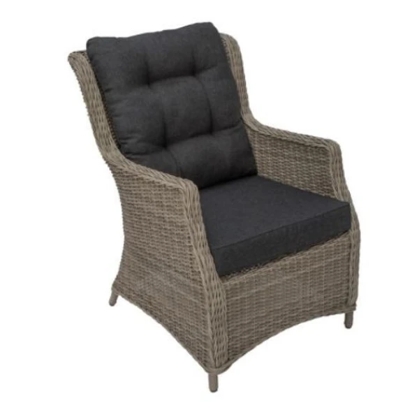 Cooltown Armstoel Off White Half Rond Wicker OWN - Own