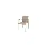 Cortina stacking chair latte