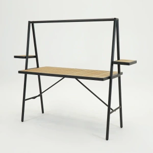 Genua Bartafel antraciet 221x80.5x181cm