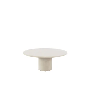 Hampton low dining tafel zand rond mortex dia. 160 cm 4SO - 4so
