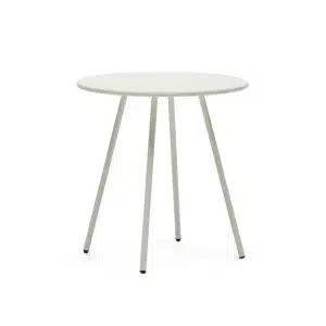 Kave Home Outdoor Bistrotafel 'Montjoi' 70cm, kleur Wit