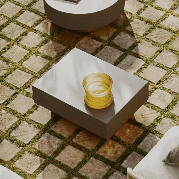 Kave Home Outdoor Salontafel Rustella 80 x 60cm - Bruin