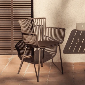 Kave Home Tuinstoel 'Surpika' kleur Bruin