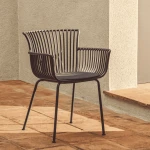 Kave Home Tuinstoel 'Surpika' kleur Donkergrijs