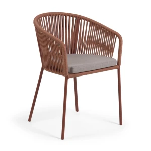 Kave Home Tuinstoel 'Yanet' kleur Terracotta