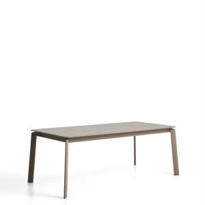 Kave Home Uitschuifbare Tuintafel Brela 205/287 x 100cm - Taupe