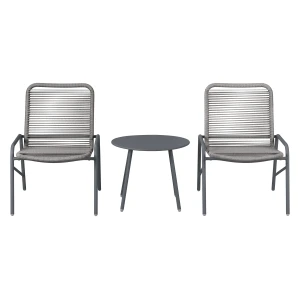 LIVARNO Tuinset 3-delig (Antraciet)