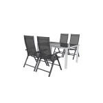 LIVARNO home Aluminium tuinset Houston 5-delig