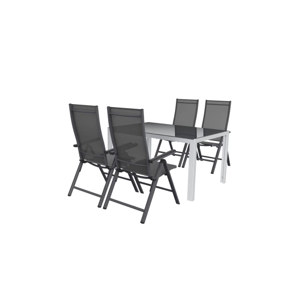 LIVARNO home Aluminium tuinset Houston 5-delig