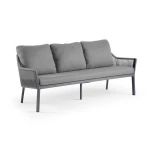 Liv 3-zits lounge dining bank charcoal Tierra Outdoor - Tierra outdoor