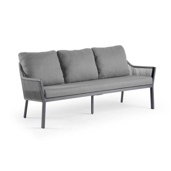 Liv 3-zits lounge dining bank charcoal Tierra Outdoor - Tierra outdoor
