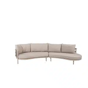 Loungeset Piacenza Latte Set 2 delig 2 zits Chaise Lounge Kussens 4SO Bank Buiten 4 Seasons Outdoor