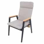 Masonville verstelbare dining stoel midnight grey natural brown Oosterik Home - Oosterik home