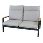 Merino lounge 2-zitsbank midnight grey sunny creme Oosterik Home - Oosterik home