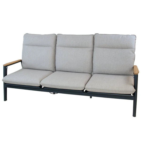 Merino lounge 3-zitsbank midnight grey sunny creme Oosterik Home - Oosterik home