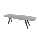 Montana Tafelframe Antracite Met Montana Tafelblad Ceramic Terrazzo 280 x 113 cm 4SO - 4so