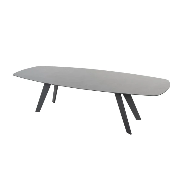 Montana Tafelframe Antracite Met Montana Tafelblad Ceramic Terrazzo 280 x 113 cm 4SO - 4so