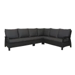 Qopps Darwin hoek loungeset antraciet