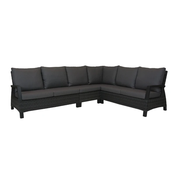 Qopps Darwin hoek loungeset antraciet