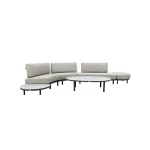 Qopps Enora hoek loungeset met Enora koffietafel