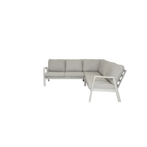 Qopps Okios hoek loungeset 2-2-zits Latte light