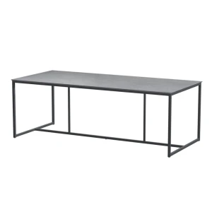 Quatro Tafelframe Antracite met HPL Light Grey tafelblad 220 x 95 cm 4SO - 4so