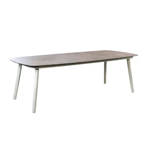 Sashimi tuintafel ovaal aluminium 238x110x74 cm salix/vulcano Yoi - Yoi