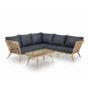 Stanley hoek loungeset bamboo look