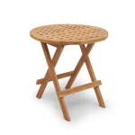 Teak inklaptafel Cross Mini Teak L50 x B50 x H50 cm Buitengewoon de Boet - Buitengewoon de boet