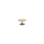 Volta teak salontafel centrale poot antraciet 60 cm dia. H35 cm 4SO 4SO - 4so