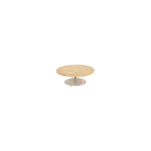 Volta teak salontafel centrale poot latte 80 cm dia. H30 cm 4SO - 4so