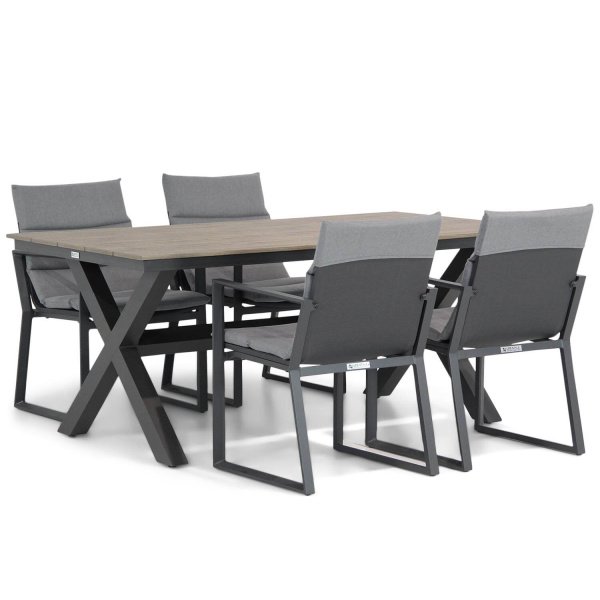 Lifestyle Treviso/Forest 180 cm dining tuinset 5-delig