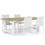 Lifestyle Rome/Los Angeles 200 cm dining tuinset 5-delig