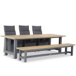 Garden Collections Madera/San Francisco 260 cm dining tuinset 5-delig