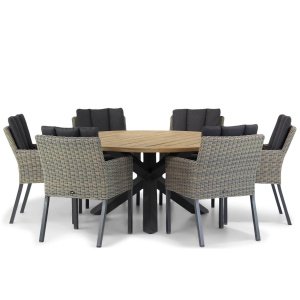 Garden Collections Oxbow/Rockville 160 cm dining tuinset 7-delig