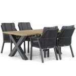 Lifestyle Verona/Cardiff 180 cm dining tuinset 5-delig