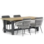 Lifestyle Western/San Francisco 200 cm dining tuinset 5-delig