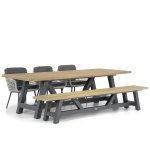 Lifestyle Western/Trente 260 cm dining tuinset 5-delig