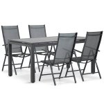 Domani Carino/Concept 160 cm dining tuinset 5-delig